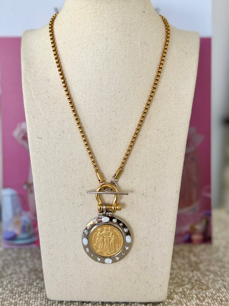 Three Graces Gold Necklace