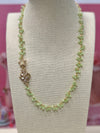 Clover CZ Necklace - Gold