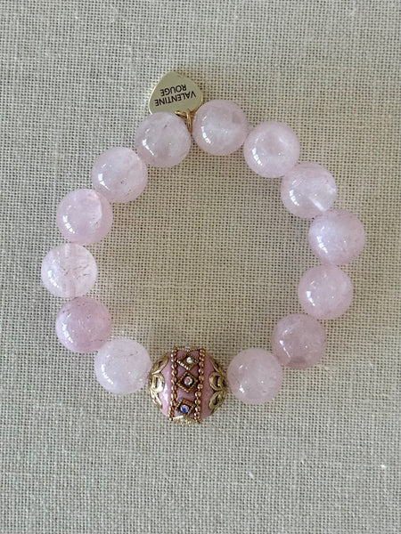 Rose Quartz Stone Bracelet