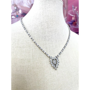 Art Deco Heart Necklace - Image #1
