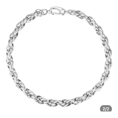 silver necklace - Image #1