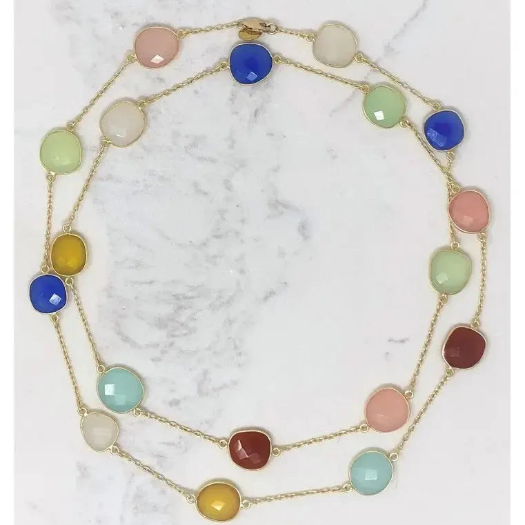 Multi Gemstone Necklace - Image #1