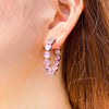 Sweet Sedution Hoop Earrings: Rose Gold - Image #2