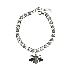Queen Bequeen bee necklace - irredescente Swarovski Crystal Necklace - Irredescent - Image #1