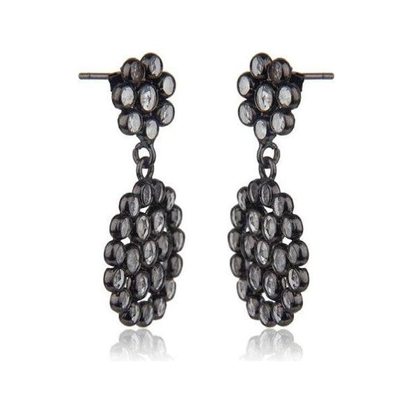 Blossom Earrings - Black - Image #2