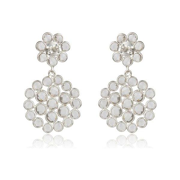 Blossom Earrings - Silver - Image #1