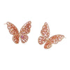 Papillon Rose Gold Earrings - Image #1