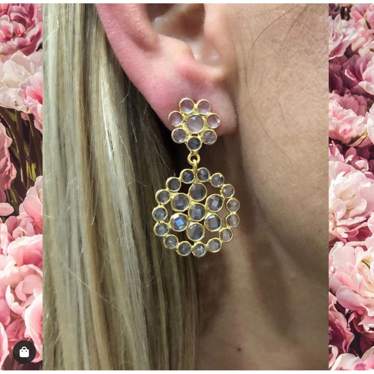 Blossom Earrings - Gold - Image #5
