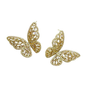 Papillon Gold Earrings - Image #1